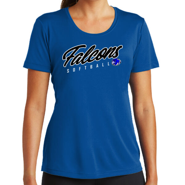 Ladies Polyester Short Sleeve Tee Thumbnail